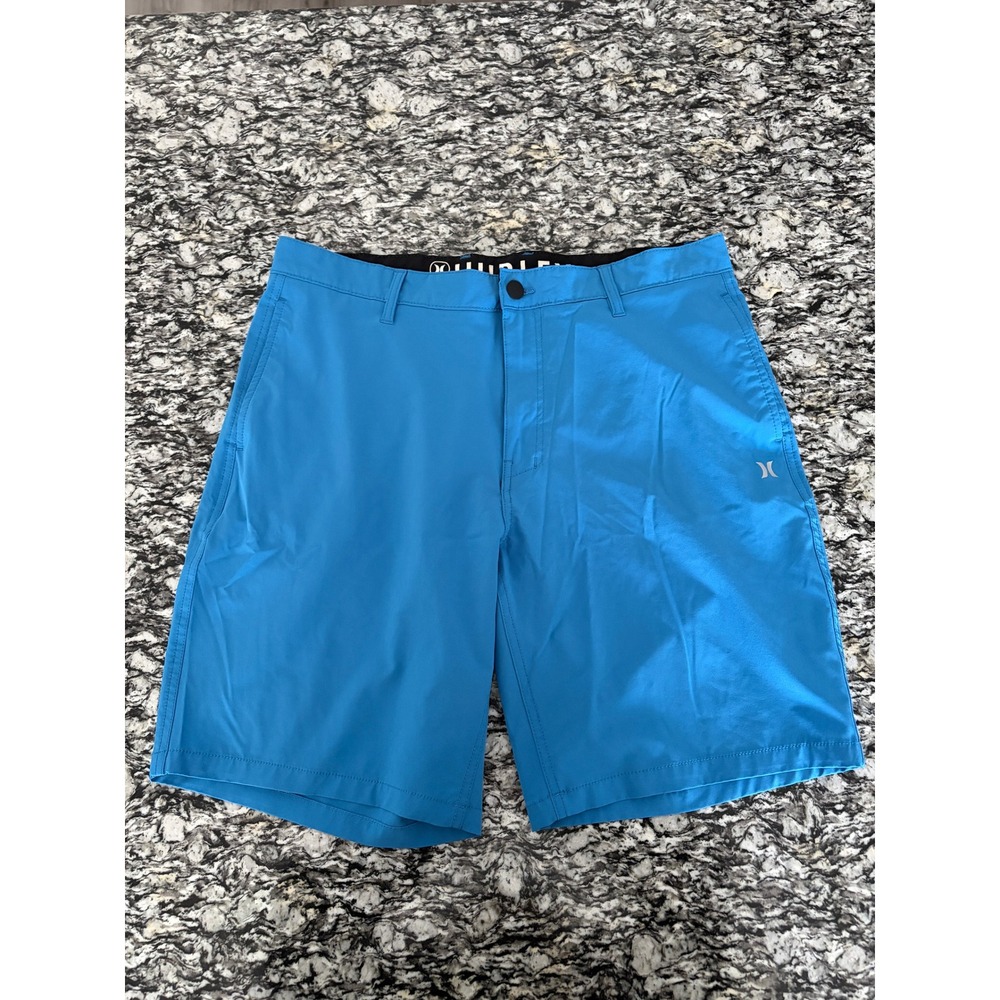 Hurley Mens Hybrid Walk Shorts Blue Size 36 Quick Dry Stretch Board Shorts